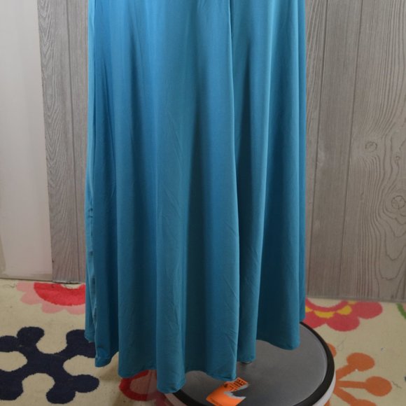 Ella Samani TEAL GREEN  Maxi Dress PLUS SIZE - Picture 11 of 13